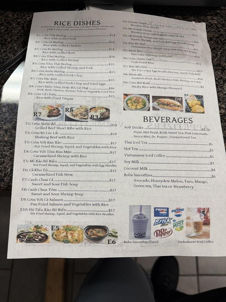 Chopsticks Pho & Grill Menu image 1